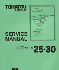 Tohatsu Service Manual – 25/30A 4STR Outboards
